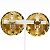 Orecchini a clip placcati in oro Chanel Coco Mark - vista 3