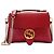 Borsa in pelle rossa Gucci