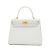 Hermès Bolso Hermes Kelly 25 Blanco Verde claro