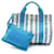Hermès Borsa Hermes Cannes PM Bianco Blu Tela