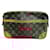 Bolsa Clutch Louis Vuitton Monogram Compiègne 28 Marrom Monograma Couro envernizado  ref.1579735