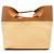 Alexander McQueen Grand Tote en Raffia Marron The Bow - vue 3