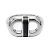 Hermès Hermes Maillon Chaine d'Ancre Noir Ring Black Silvery - view 2