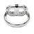 Hermès Hermes Maillon Chaine d'Ancre Noir Ring Black Silvery - view 4