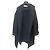 Dior Black Wool Coat Dior Oblique Monogram Size 36