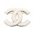 Spilla in smalto placcata oro Chanel Bianco D'oro - vista 2