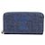 Portefeuille long rond Chanel Deauville Bleu Bleu Marine