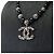 Gioielli CHANEL CC in Perla Nera - 102034 Nero - vista 4