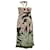 Autre Marque Johanna Ortiz Midi Cocktails In Zanzibar Printed Dress in Green Cotton  ref.1585065