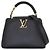 Louis Vuitton Capucines BB Shoulder Bag Black