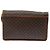 Céline Borsa a spalla in tela Macadam CELINE in pelle PVC marrone Auth mr393 - vista 2