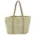 PRADA Borsa a Mano Nylon Argento Beige Auth 85481 - vista 13