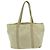 PRADA Borsa a Mano Nylon Argento Beige Auth 85481 - vista 2