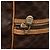 Céline Borsa Boston in tela Macadam CELINE in pelle PVC marrone Auth mr364 - vista 19