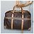 Céline Borsa Boston in tela Macadam CELINE in pelle PVC marrone Auth mr364 - vista 27