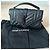 Borsa Envelope Saint Laurent Nera in Pelle Caviar Nero - vista 14