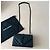 Bolso Envelope Saint Laurent de Cuero Caviar Negro - vista 2