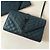 Bolso Envelope Saint Laurent de Cuero Caviar Negro - vista 3