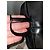 Borsa Christian Dior Galliano Saddle in seta nera Nero - vista 5