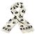 Alexander Mcqueen Sciarpa in seta con motivo skull Bianco