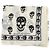 Alexander Mcqueen Sciarpa in seta con motivo skull Bianco - vista 4