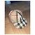 Berretto Burberry in cotone marrone nero beige - vista 2
