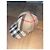 Berretto Burberry in cotone marrone nero beige - vista 3