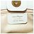 Borsa a spalla Gancini in pelle bianca e oro Auth 85534 di Salvatore Ferragamo Bianco D'oro - vista 11