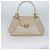 Borsa a spalla Gancini in pelle bianca e oro Auth 85534 di Salvatore Ferragamo Bianco D'oro - vista 12