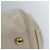 Borsa a spalla Gancini in pelle bianca e oro Auth 85534 di Salvatore Ferragamo Bianco D'oro - vista 17