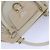 Borsa a spalla Gancini in pelle bianca e oro Auth 85534 di Salvatore Ferragamo Bianco D'oro - vista 6