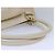 Borsa a spalla Gancini in pelle bianca e oro Auth 85534 di Salvatore Ferragamo Bianco D'oro - vista 7