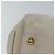 Borsa a spalla Gancini in pelle bianca e oro Auth 85534 di Salvatore Ferragamo Bianco D'oro - vista 8