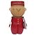 LOUIS VUITTON Vivienne Gaston Porter Bellboy Objet Bois Rouge GI0483 Auth 84715S