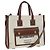 BURBERRY Handtasche aus Canvas und Leder Beige Auth yb635