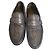 BERLUTI Infini Gray Scritto Mocassino in pelle da uomo taglia 43 Grigio