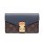 Louis Vuitton Pallas Long Geldbörse Braun Marineblau - Ansicht 2