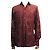 Hermès NUOVA CAMICIA HERMES CATENA ANCORAGGIO 15.5 39 M IN COTONE BORDEAUX Bordò