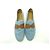 Hermès HERMES TRIP 42 MOCASSINI ESPADRILLES DENIM BLU - vista 8