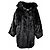 Abrigo Oversize de Piel Sintética Balenciaga Negro