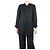 Ann Demeulemeester Camicia nera con maniche a sbuffo - taglia UK 10