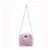 Borsa a tracolla Prada in pelliccia sintetica rosa - vista 5