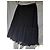 Falda plisada de lana negra Emanuel Ungaro Negro - vista 2