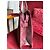 Autre Marque Sac cabas Jacques Esterel Rouge Foncé Cuir et Toile Bordeaux - vue 15
