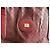Autre Marque Sac cabas Jacques Esterel Rouge Foncé Cuir et Toile Bordeaux - vue 9