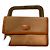 Portafoglio Lancel Marrone Khaki Pelle Nylon Cachi