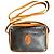 Borsa a tracolla Cartier in pelle nera e marrone Nero