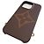 Custodia monogramma LOUIS VUITTON per iPhone 13 Pro Marrone Nero