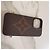 Custodia monogramma LOUIS VUITTON per iPhone 13 Pro Marrone Nero - vista 3