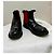 Botas Chelsea de cuero negro Prada Roja - vista 3